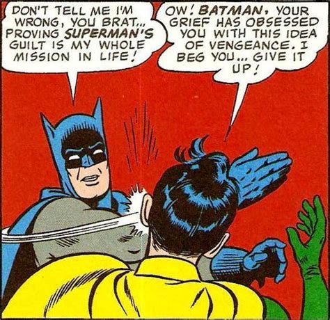 Batman And Robin Comic Slap