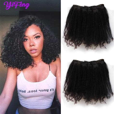 afro tight curl kinky 100 human clip in hair china human hair and clip in hair extension price
