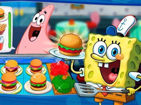 Spongebob Cook Restaurant Management And Food Game Play Game Online