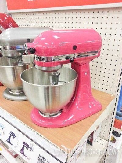 Pink Kitchenaid Mixer And Kitchen Supplies For A Contemporary Kitchen