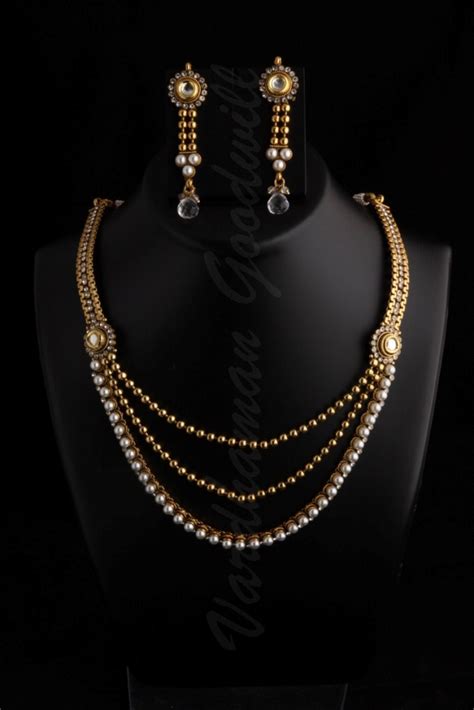 Buy Moti Necklace Design Vgnl 537 Online