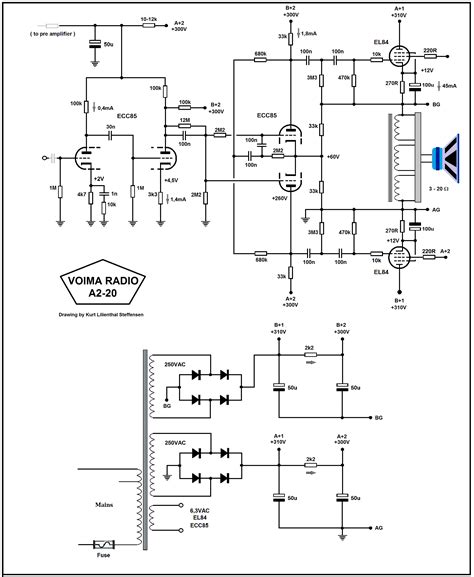 El84 Amplifier Circuit Diagram