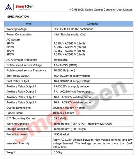 smartgen hgm6120can amf genset controller auto power switching