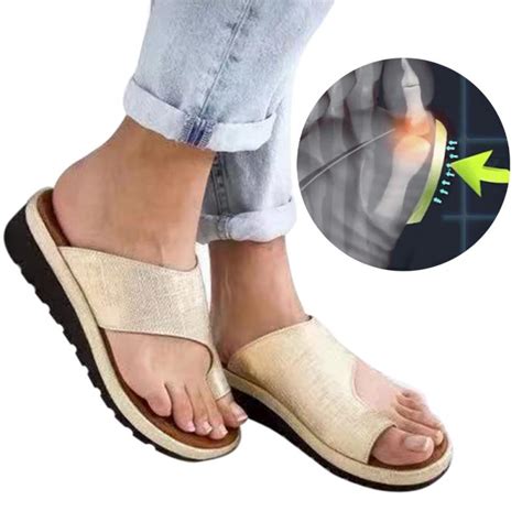 Women Orthopedic Bunion Corrector Pu Leather Shoes Outdoor Comfy