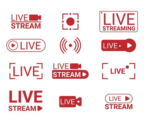 Live Stream Vector Tv News Banner Interface Video Broadcast Online