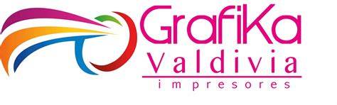 Creación De Logo Colorida Para Imprenta Gráfica Valdivia Imprenta