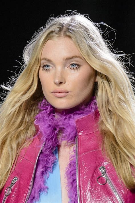 Elsa hosk's work from home look brings the runway into real life. ELSA HOSK at Jremy Scott Fashion Show in New York 02/10 ...