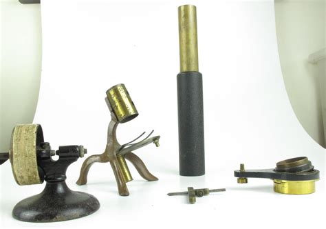 Job Lot Parts Of Antique Microscope Antique Price Guide Details Page