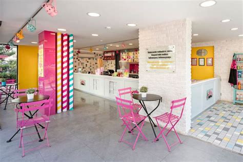 Whimsical Creamery Parlours Ice Cream Shop Retail Interior Interior