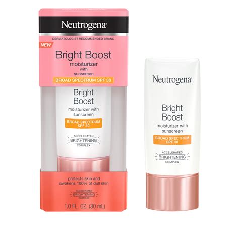 Neutrogena Bright Boost Face Moisturizer Spf 30 Sunscreen 10 Fl Oz