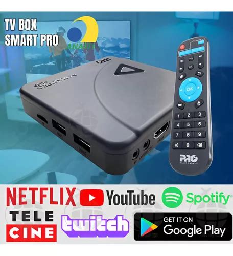 Receptor Smart Pro Tv Box 4k Hd Transforma Sua Tv Em Smart à venda em