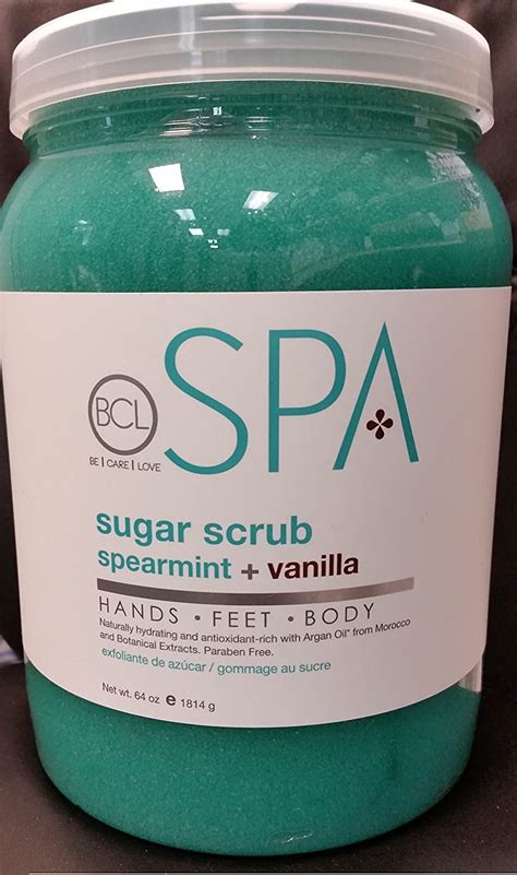 Bcl Bio Creative Spa Organic Sugar Scrub Spearmint Vanilla 64 Oz