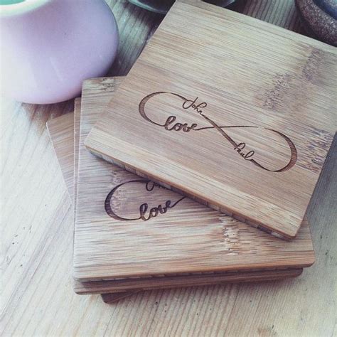 Personalized Wood Coasters Custom Wooden Coasters Etsy Personalized