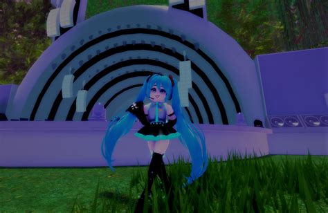 One Of The Hairs Is Based On Hatsune Miku Which Is Virtual Popstar