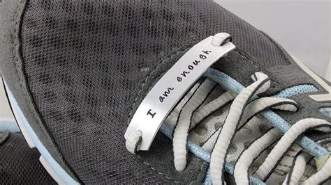 Fitness Motivation Shoelace Plates Unstoppable Shoe Tags Etsy