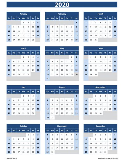 2020 Printable Calander In Excel Free Letter Templates Porn Sex Picture