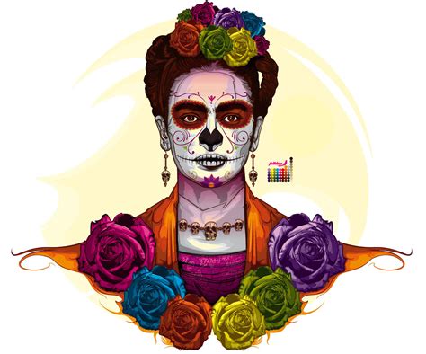Frida Kahlo Y La Catrina México Y Su Amor Por La Artista