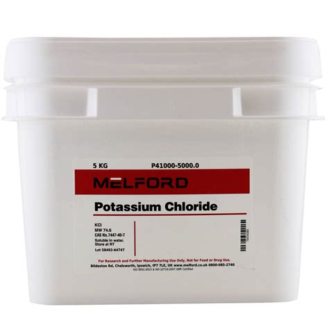 P41000 5000 0 Potassium Chloride 5 Kilograms