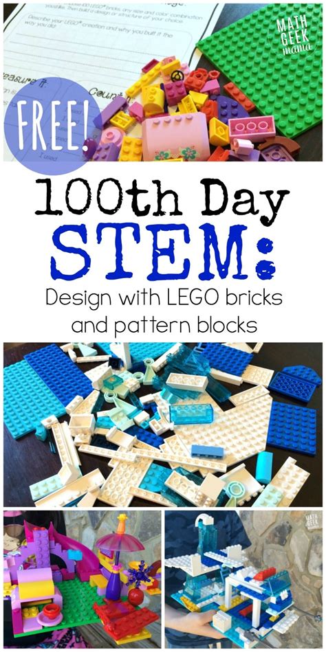 FREE 100th Day of School STEM Activities - Teach Junkie