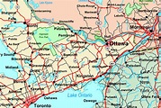 Regional Map of Ottawa, Eastern Ontario