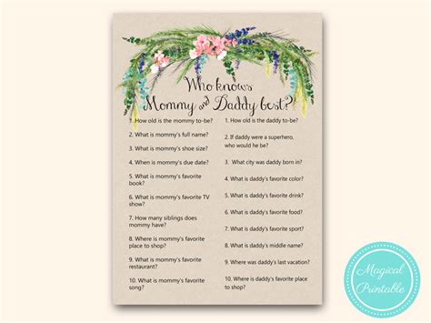 Dec 27, 2016 · today i made who knows mommy best? Luau Tropical Baby Shower Games - Magical Printable