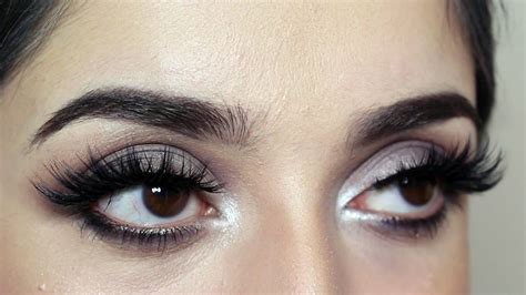 Silver And Brown Eye Makeup