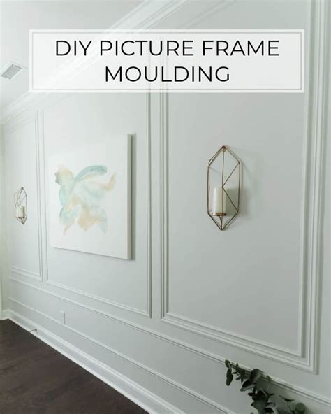How To Install Picture Frame Moulding On Walls