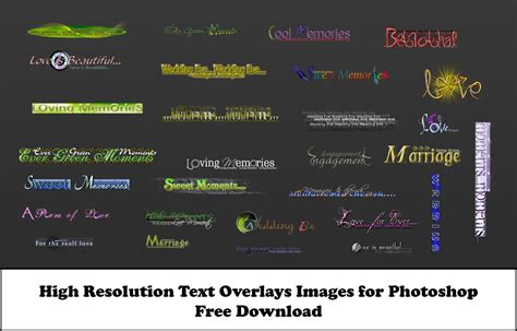 145 Text Overlay Png Images Download For Photoshop