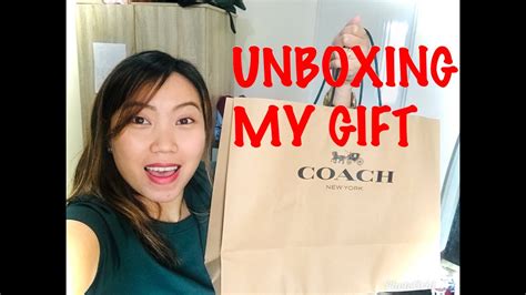 Unboxing My Coach Bag Youtube