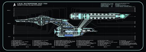 Please Enjoy This Cross Section Of The Uss Enterprise Ncc 1701 A