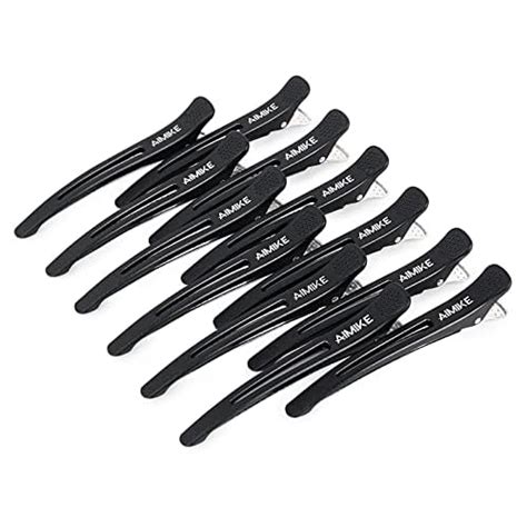 hair clips aimike 12 pack hair clips for styling and sectioning non slip hair clips with