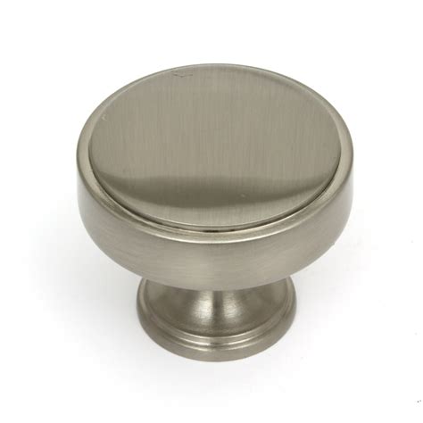 Crofts And Assinder Calgary Cabinet Knobs Brushed Satin Nickel 40mm