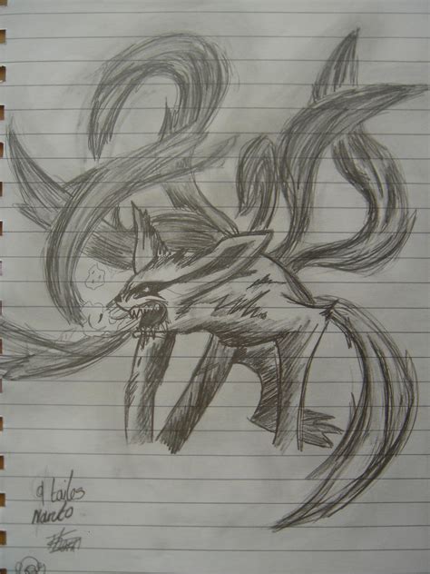 Naruto Nine Tails Sketch By Forgottenpumpkin On Deviantart