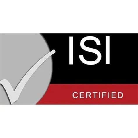 Isi Mark Certification Service For Manufacturing Id 25142232533