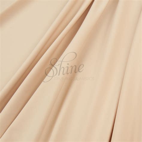 Cotton Spandex Nude Shine Trimmings Fabrics