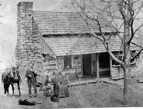 1800s Log Home Picture Near Augusta Wv Hampshire County Cabin Old
