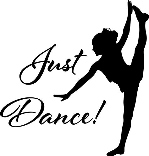 Just Dance! vinyl wall art sticker ballet breakdance salsa modern dance