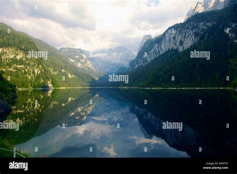 Lake Gosau Austria Upper Austria Stock Photos & Lake Gosau Austria Upper Austria Stock Images 