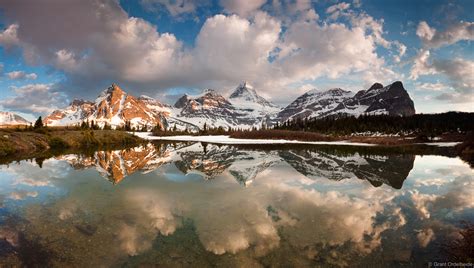 Mt Assiniboine Reflection Mt Assiniboine Provincial Park British