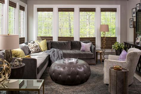 12 Living Room Ideas For A Grey Sectional Hgtvs Decorating And Design