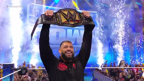 Wrestling News On Twitter Triple H Unveils New Wwe Undisputed Universal Championship For Roman
