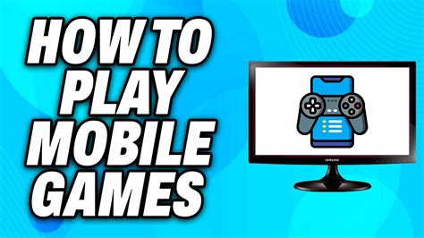 How To Play Mobile Games On Pc 2023 Easy Fix Youtube