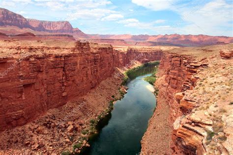 Southwest and runs through five states. Colorado River, USA — Stock Photo © coleong #92850238