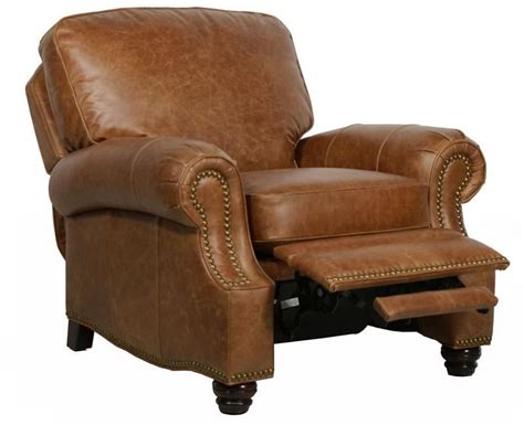 Barcalounger Longhorn Top Grain Leather Recliner Leather Recliner