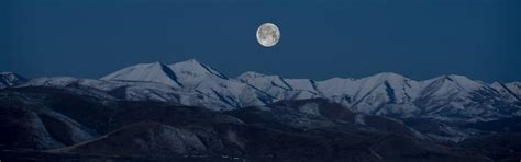1104100 Landscape Mountains Night Snow Moon Moonlight Dual
