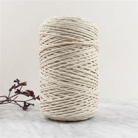 3mm Supersoft Cotton String Natural 1000 Grams 1 Kg Etsy