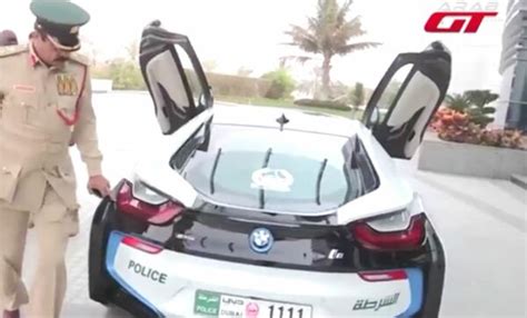 Dubai Police Force Add A Bmw I8 Electric Hybrid To Their Super Car Line