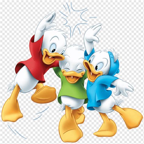 Illustration Mit Drei Animierten Wei En Enten Huey Dewey Und Louie