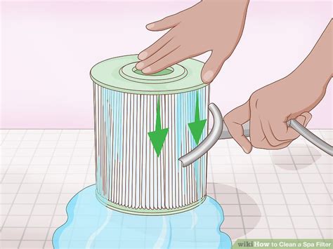 This instructional video shows how to maintenance your at home spa / hot tub, to learn more or have pool specialists clean your pool for you visit. How to Clean a Spa Filter (with Pictures) - wikiHow