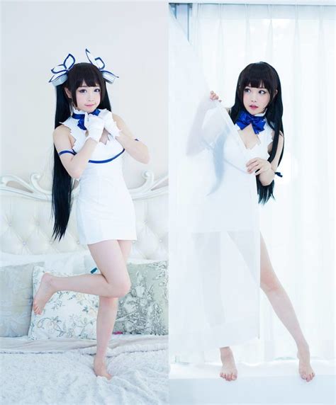 Busty Hestia Cosplay By Tomia Quite Charming Sankaku Complex